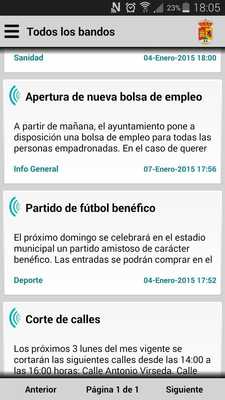 Emulate Android APK Sierra de Fuentes Informa