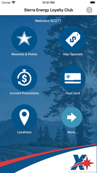 Emulate iPhone app Sierra Energy Loyalty Club using MyAndroid Emulate iPhone app Sierra Energy Loyalty Club using MyAndroid