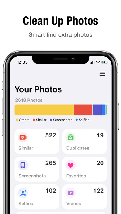 Emulate iPhone app Sifter - Photos Cleaner using MyAndroid