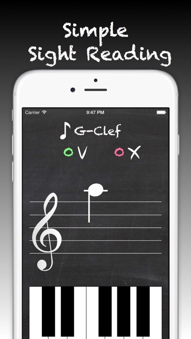 Emulate iPhone app Sight reading using MyAndroid