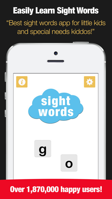 Emulate iPhone app Sight Words by Little Speller using MyAndroid