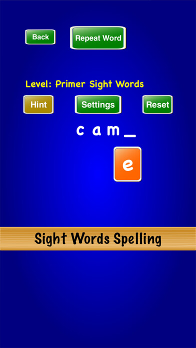 Emulate iPhone app Sight Words Spelling using MyAndroid Emulate iPhone app Sight Words Spelling using MyAndroid