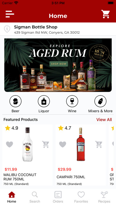 Emulate iPhone app Sigman Bottle Shop using MyAndroid Emulate iPhone app Sigman Bottle Shop using MyAndroid