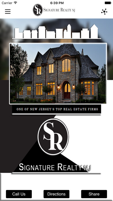 Emulate iPhone app Signature Realty using MyAndroid