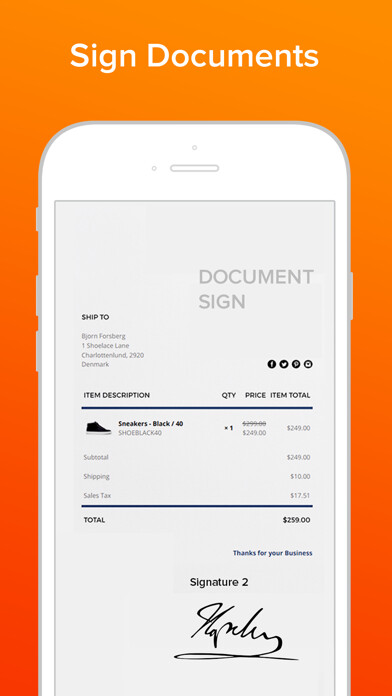 Emulate iPhone app Sign Documents & PDF Signature using MyAndroid Emulate iPhone app Sign Documents & PDF Signature using MyAndroid
