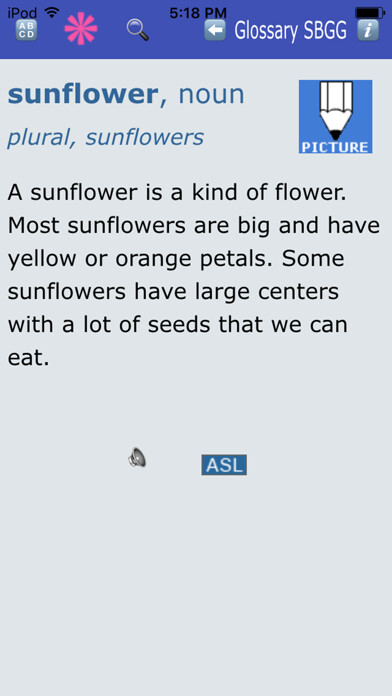 Emulate iPhone app Signing BotanicalGrdn Glossary using MyAndroid Emulate iPhone app Signing BotanicalGrdn Glossary using MyAndroid