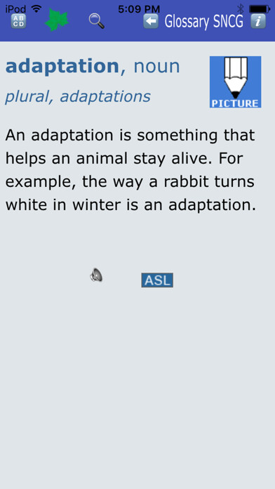 Emulate iPhone app Signing Nature Center Glossary using MyAndroid Emulate iPhone app Signing Nature Center Glossary using MyAndroid