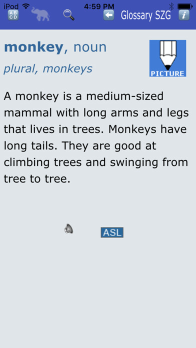 Emulate iPhone app Signing Zoo Glossary using MyAndroid Emulate iPhone app Signing Zoo Glossary using MyAndroid