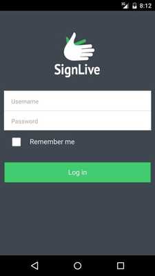 Emulate Android APK SignLive