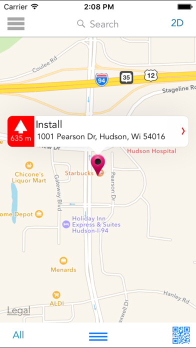 Emulate iPhone app Signpost Installer App using MyAndroid