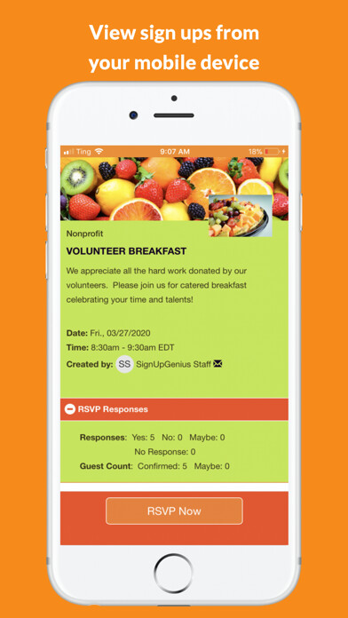 Emulate iPhone app SignUpGenius using MyAndroid Emulate iPhone app SignUpGenius using MyAndroid