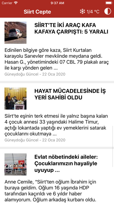 Emulate iPhone app Siirt Cepte - Güncel Haberler using MyAndroid Emulate iPhone app Siirt Cepte - Güncel Haberler using MyAndroid