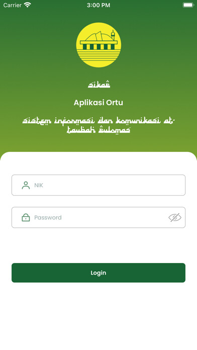 Emulate iPhone app SIKAP ORANGTUA - At-Taubah using MyAndroid