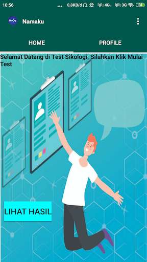 Run android online APK Sikologi Test from MyAndroid or emulate Sikologi Test using MyAndroid
