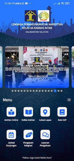 Run android online APK SILAKI (Lapas Narkotika Karang Intan Kalsel) from MyAndroid or emulate SILAKI (Lapas Narkotika Karang Intan Kalsel) using MyAndroid