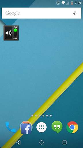 Run android online APK Silent Mode Widget from MyAndroid or emulate Silent Mode Widget using MyAndroid