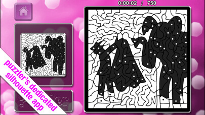 Emulate iPhone app Silhouette Puzzler using MyAndroid