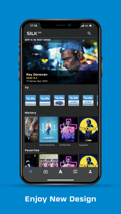 Emulate iPhone app Silk TV Go using MyAndroid