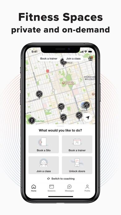 Emulate iPhone app Silofit, Book a Fitness Space using MyAndroid Emulate iPhone app Silofit, Book a Fitness Space using MyAndroid