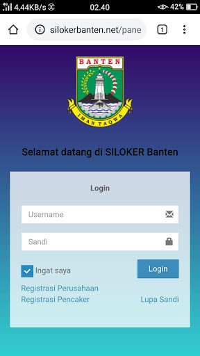Run android online APK SILOKER Banten from MyAndroid or emulate SILOKER Banten using MyAndroid Run android online APK SILOKER Banten from MyAndroid or emulate SILOKER Banten using MyAndroid