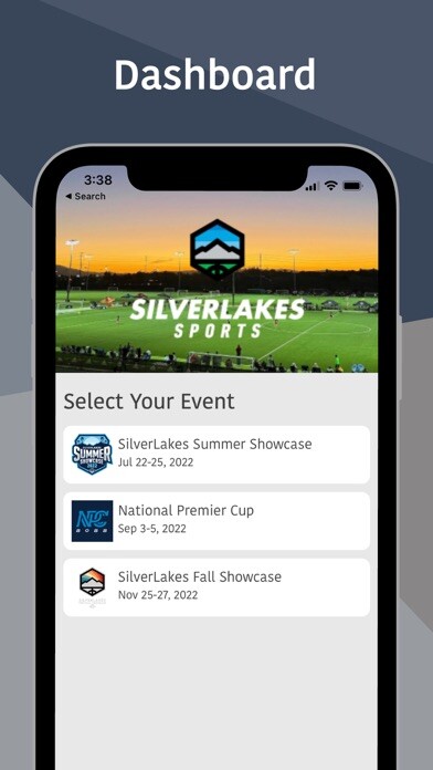 Emulate iPhone app Silverlakes Tournaments using MyAndroid