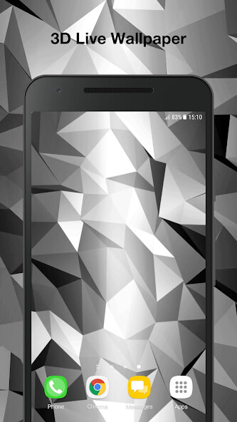 Emulate Android APK Silver Live Wallpaper