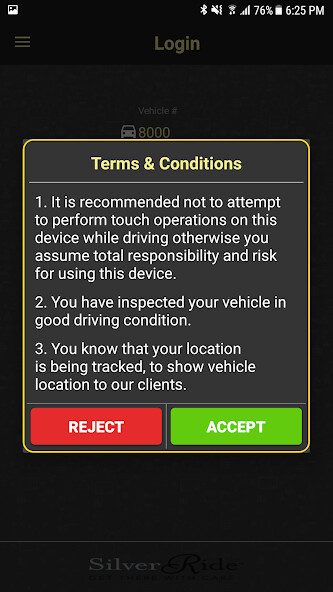 Run android online APK SilverRide Driver from MyAndroid or emulate SilverRide Driver using MyAndroid