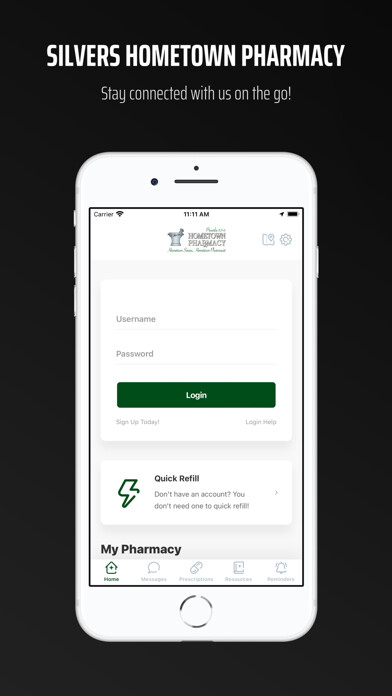 Emulate iPhone app Silvers Hometown Pharmacy using MyAndroid Emulate iPhone app Silvers Hometown Pharmacy using MyAndroid
