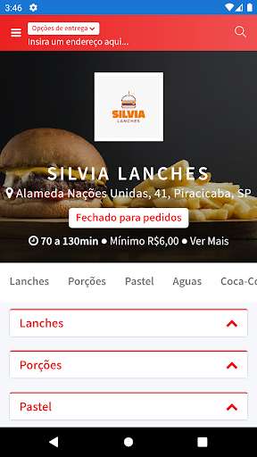 Run android online APK Silvia Lanches Perdizes Pira from MyAndroid or emulate Silvia Lanches Perdizes Pira using MyAndroid