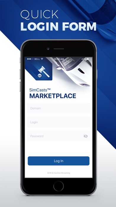 Emulate iPhone app SimCasts™ Marketplace using MyAndroid