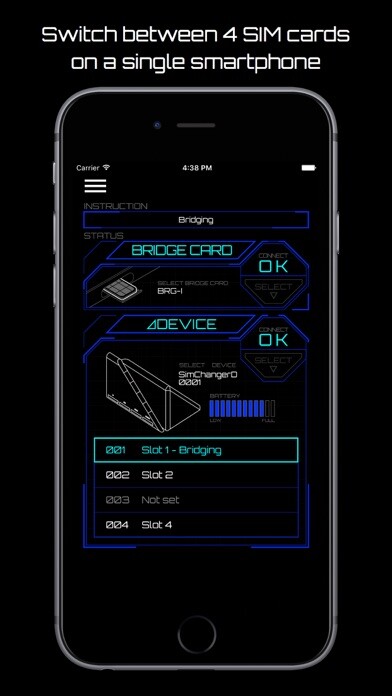 Emulate iPhone app SIM CHANGER ⊿ using MyAndroid