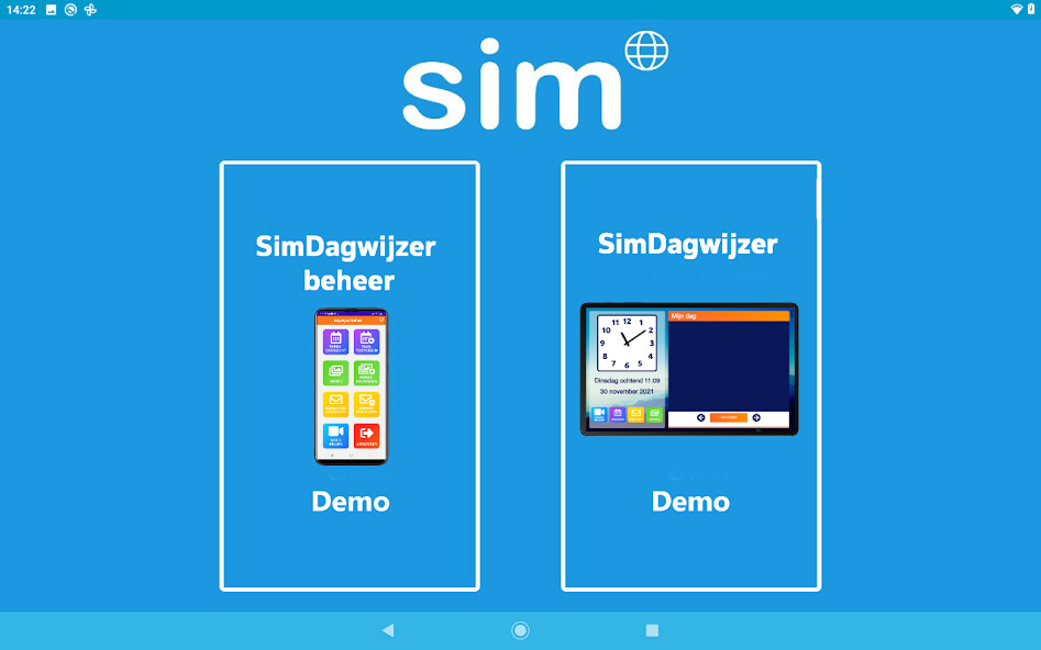 Run android online APK SIM dagwijzer demo from MyAndroid or emulate SIM dagwijzer demo using MyAndroid