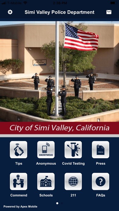 Emulate iPhone app Simi Valley Police Department using MyAndroid Emulate iPhone app Simi Valley Police Department using MyAndroid