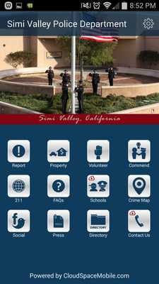 Emulate Android APK Simi Valley Police Dept