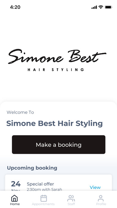 Emulate iPhone app Simone Best Hair Styling using MyAndroid Emulate iPhone app Simone Best Hair Styling using MyAndroid