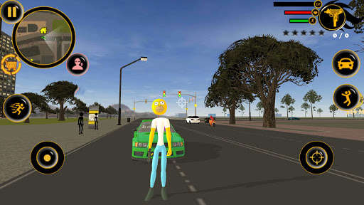 Run android online APK Simon Flying Stickman Rope Hero: Crime City from MyAndroid or emulate Simon Flying Stickman Rope Hero: Crime City using MyAndroid