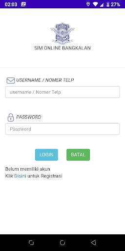 Run android online APK SIM ONLINE BANGKALAN from MyAndroid or emulate SIM ONLINE BANGKALAN using MyAndroid