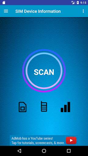 Run android online APK SIM Phone info. from MyAndroid or emulate SIM Phone info. using MyAndroid