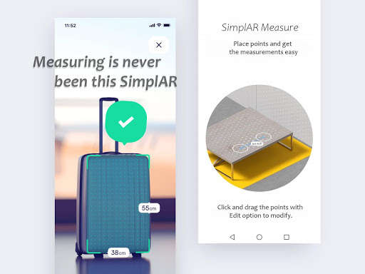 Run android online APK SimplAR Measure - Tape Measure & Camera to Plan from MyAndroid or emulate SimplAR Measure - Tape Measure & Camera to Plan using MyAndroid