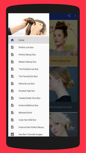Run android online APK Simple and Quick Hair Bun Tutorials from MyAndroid or emulate Simple and Quick Hair Bun Tutorials using MyAndroid