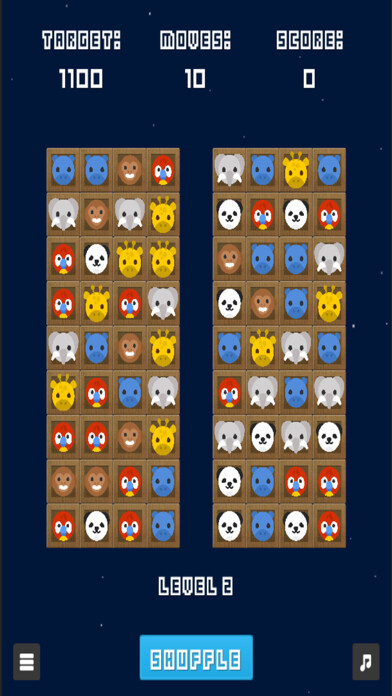 Emulate iPhone app Simple Animal Jigsaw Puzzle For Kids Cartoon Free Game using MyAndroid