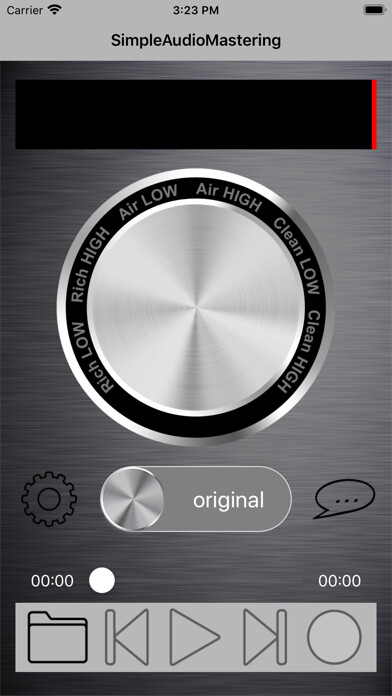 Emulate iPhone app SimpleAudioMastering using MyAndroid