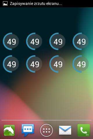 Emulate Android APK Simple Battery Widget