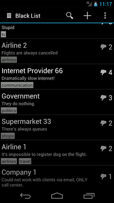Emulate Android APK Simple Black List