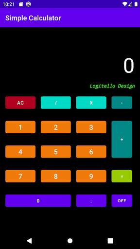 Run android online APK SimpleCalcByLogitello from MyAndroid or emulate SimpleCalcByLogitello using MyAndroid