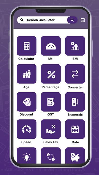 Emulate iPhone app Simple Calculator : Quick math using MyAndroid
