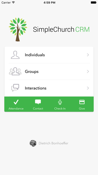 Emulate iPhone app SimpleChurch using MyAndroid