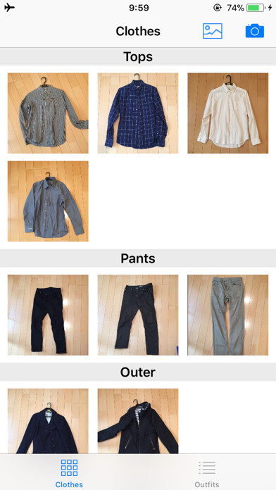Emulate iPhone app SimpleCloset using MyAndroid