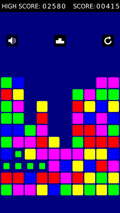 Emulate iPhone app Simple Color Puzzle using MyAndroid