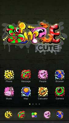 Emulate Android APK Simple Cute GO Launcher Theme